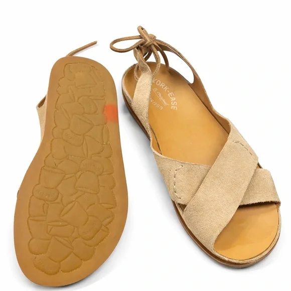 Kork Ease Beige Suede Women's Sandals - Picture 3 of 3